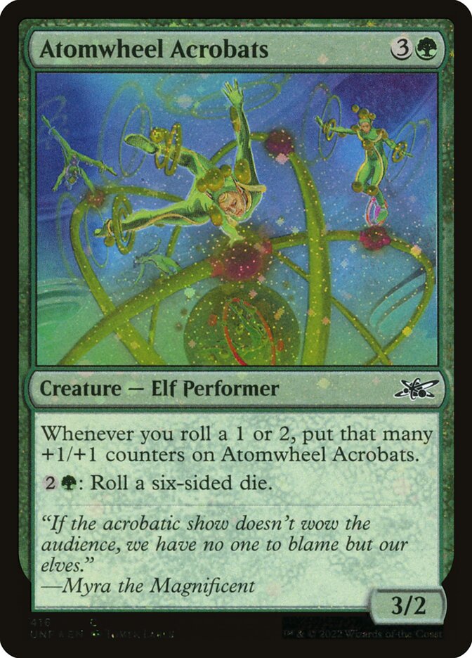 Atomwheel Acrobats (Unfinity #416)