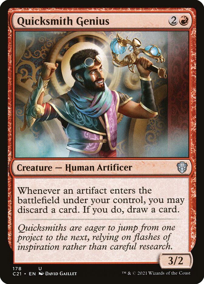 Quicksmith Genius (Commander 2021 #178)