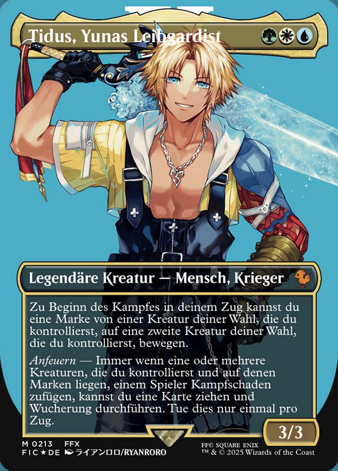 Tidus, Yunas Leibgardist