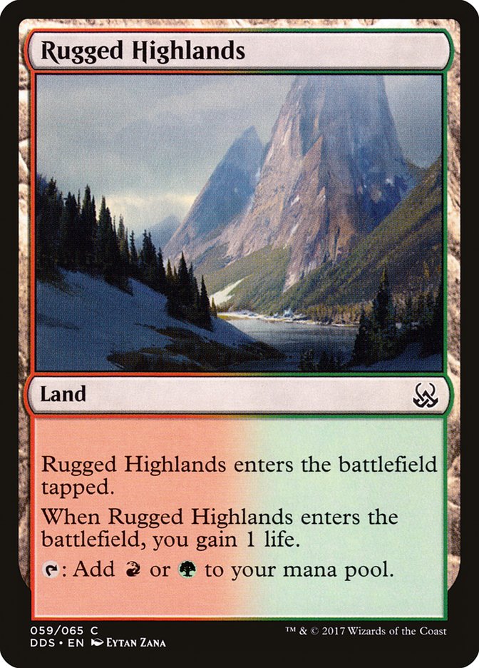 Rugged Highlands (Duel Decks: Mind vs. Might #59)