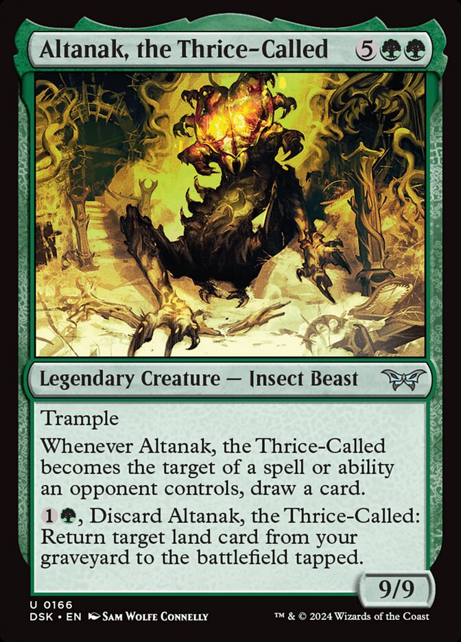 MTG Duskmourn – All Monogreen Cards Revealed