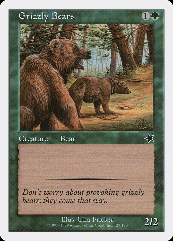 Grizzly Bears (Starter 1999 #129)