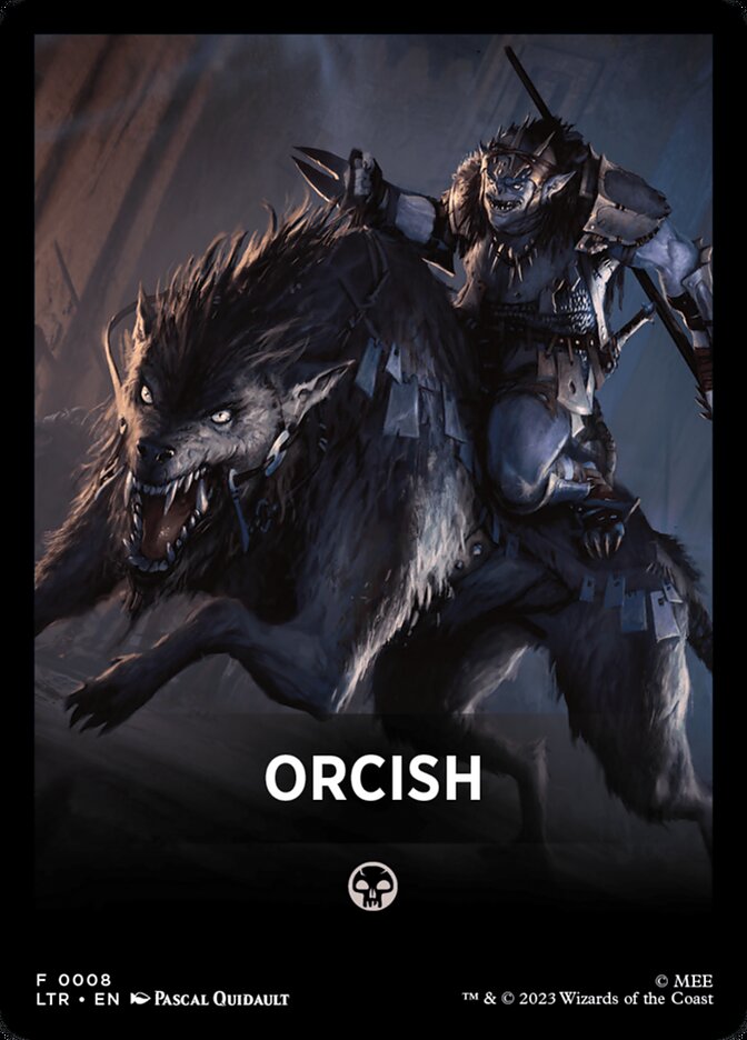 Orcish (Tales of Middle-earth Front Cards #8)