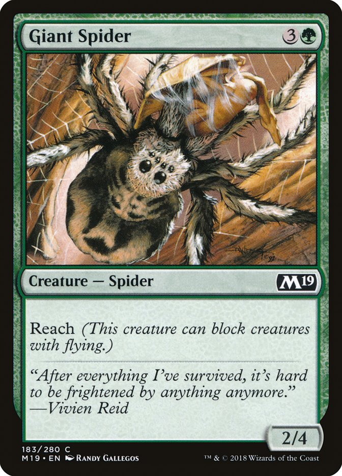 Giant Spider (Core Set 2019 #183)