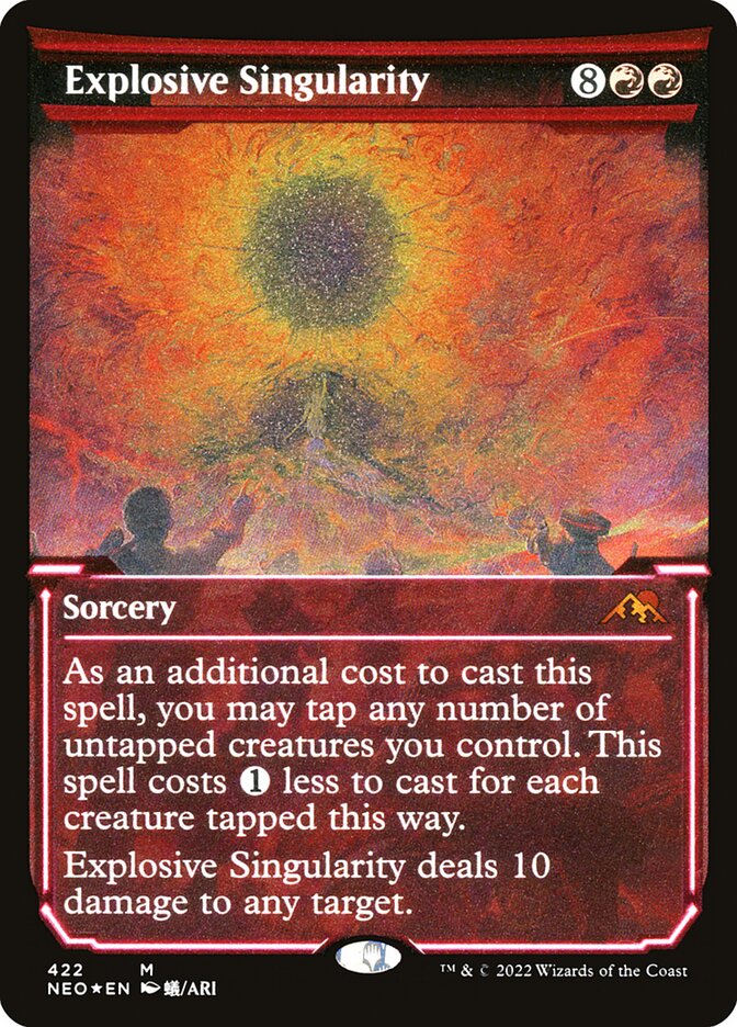 Explosive Singularity (Kamigawa: Neon Dynasty #422)