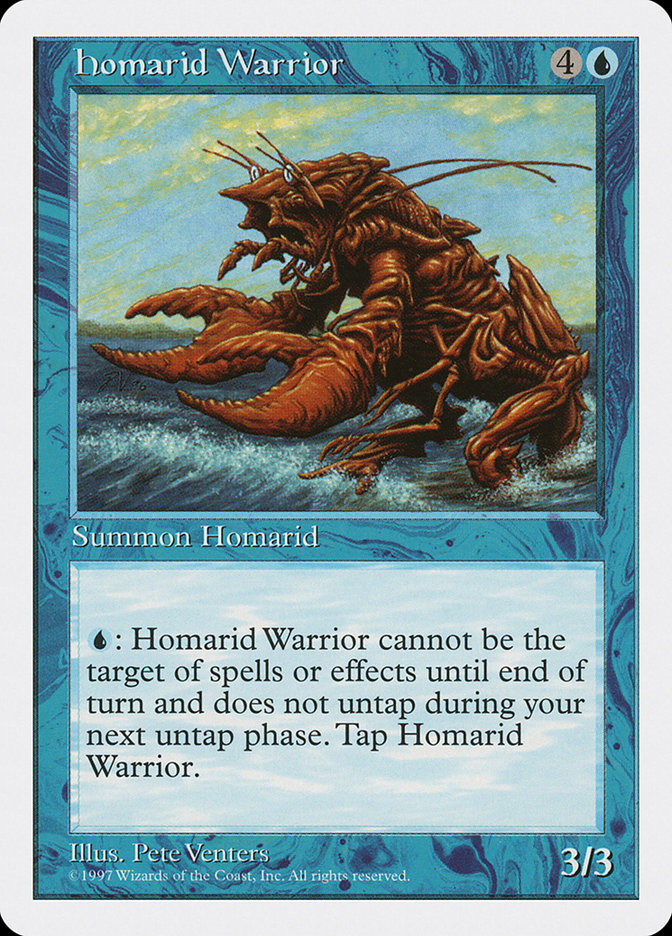 Homarid Warrior (Fifth Edition #92)