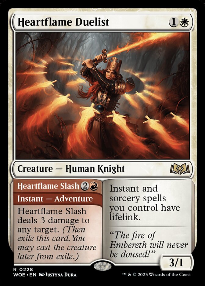 Heartflame Duelist // Heartflame Slash (Wilds of Eldraine #228)