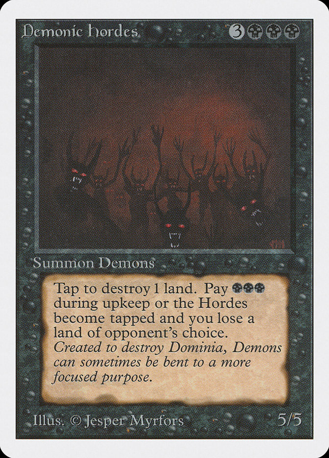 Demonic Hordes (Unlimited Edition #104)