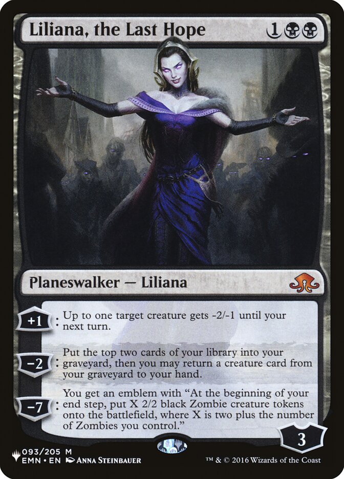 Liliana, the Last Hope (The List #EMN-93)