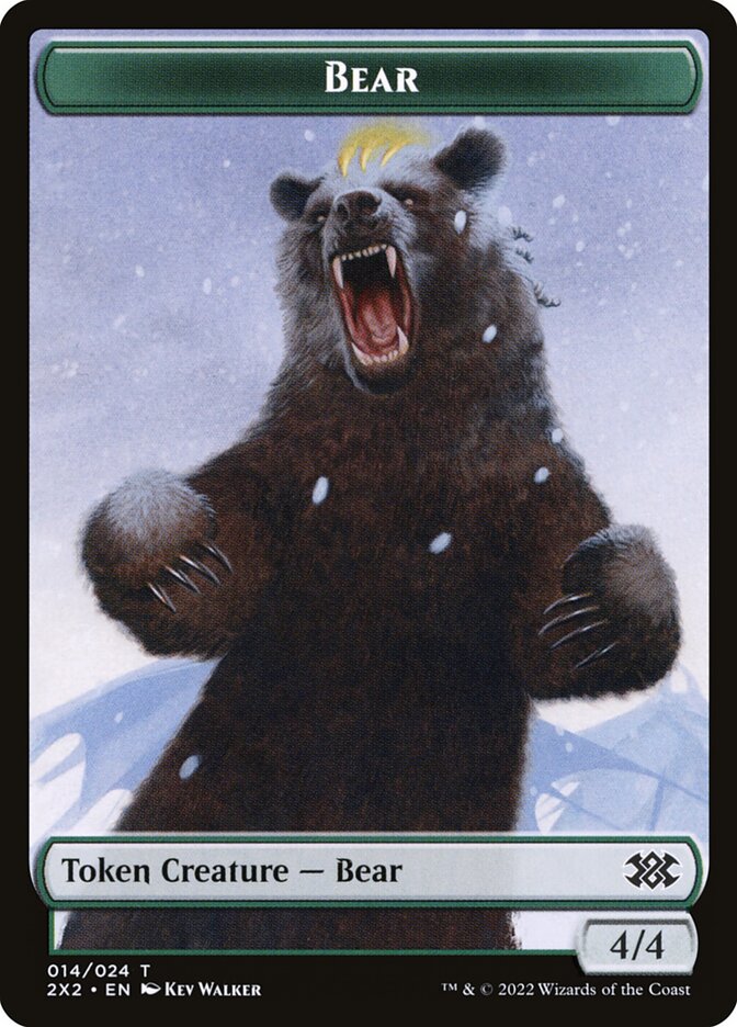 Bear (Double Masters 2022 Tokens #14)
