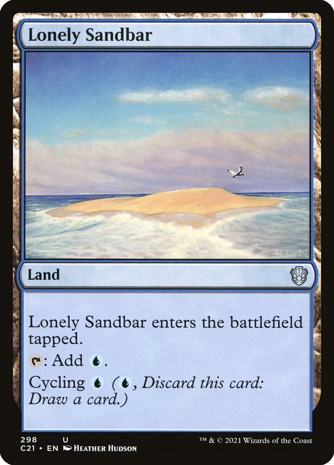 Lonely Sandbar (Commander 2021 #298)
