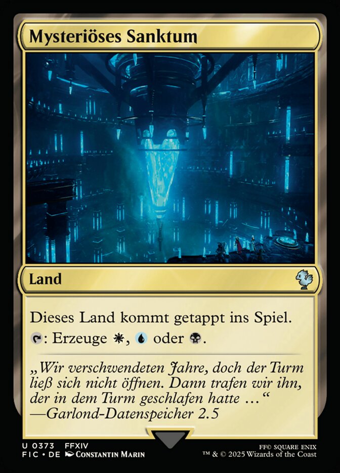 Mysteriöses Sanktum