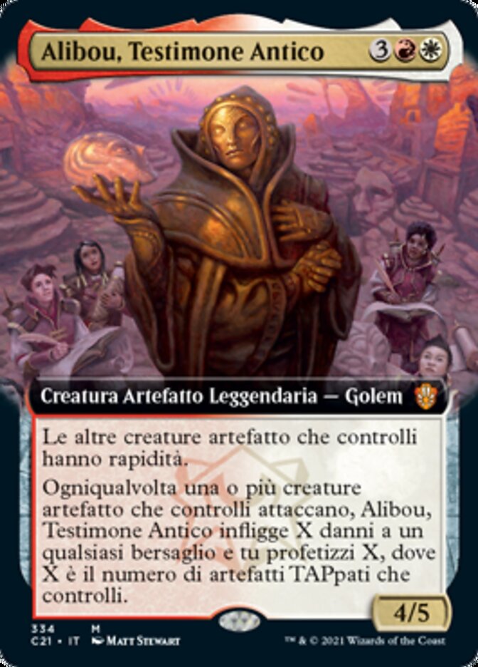 Alibou, Ancient Witness (Commander 2021 #334)