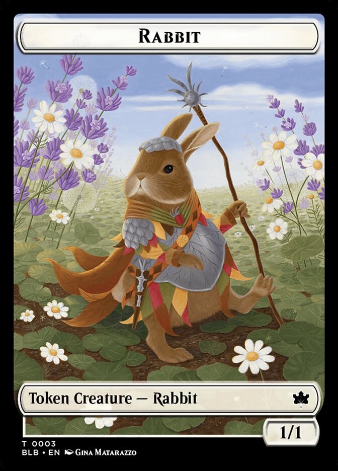 Rabbit (Bloomburrow Tokens #3)