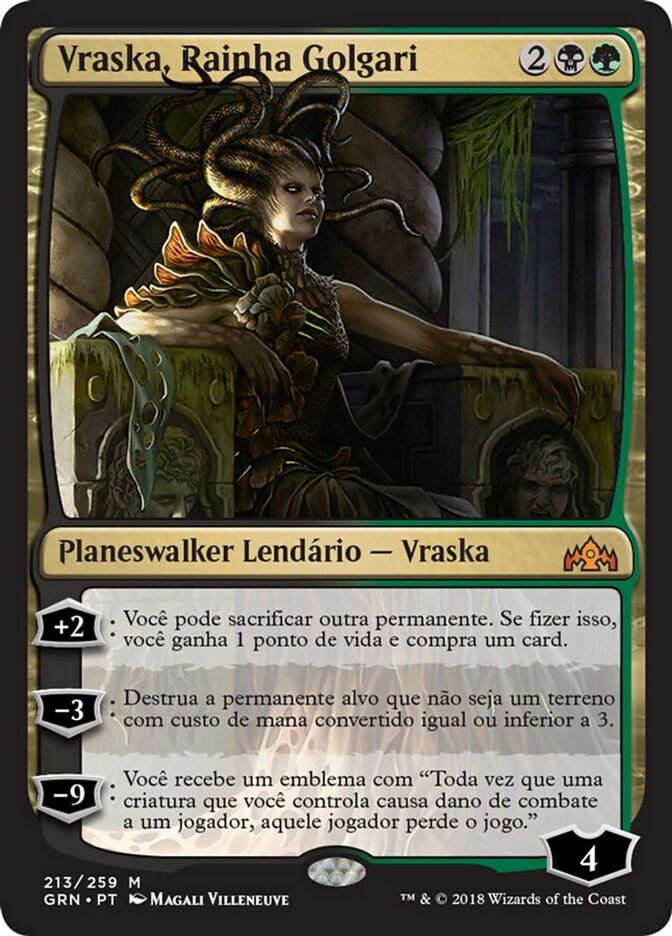 Vraska, Golgari Queen (Guilds of Ravnica #213)