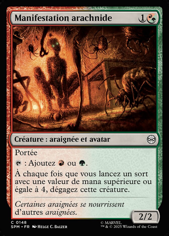 Manifestation arachnide