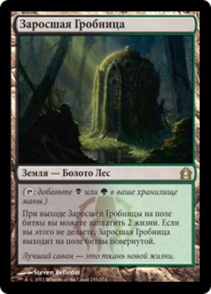 Overgrown Tomb (Return to Ravnica #243)