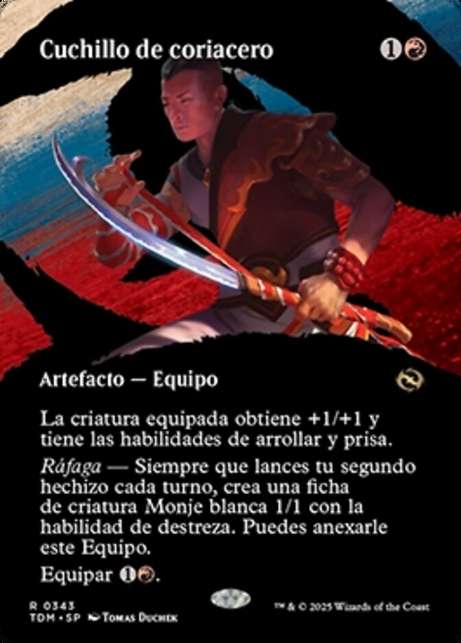 Cuchillo de coriacero