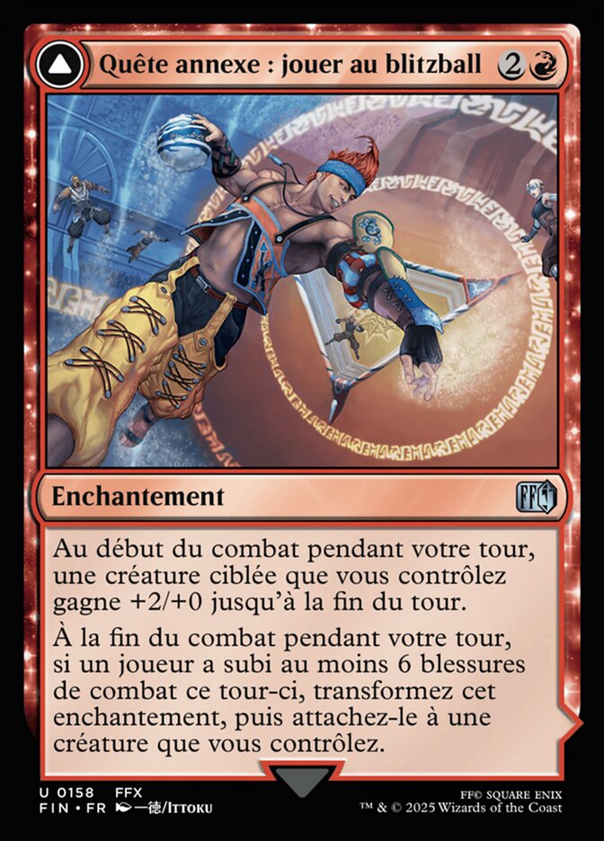 Quête annexe : jouer au blitzball