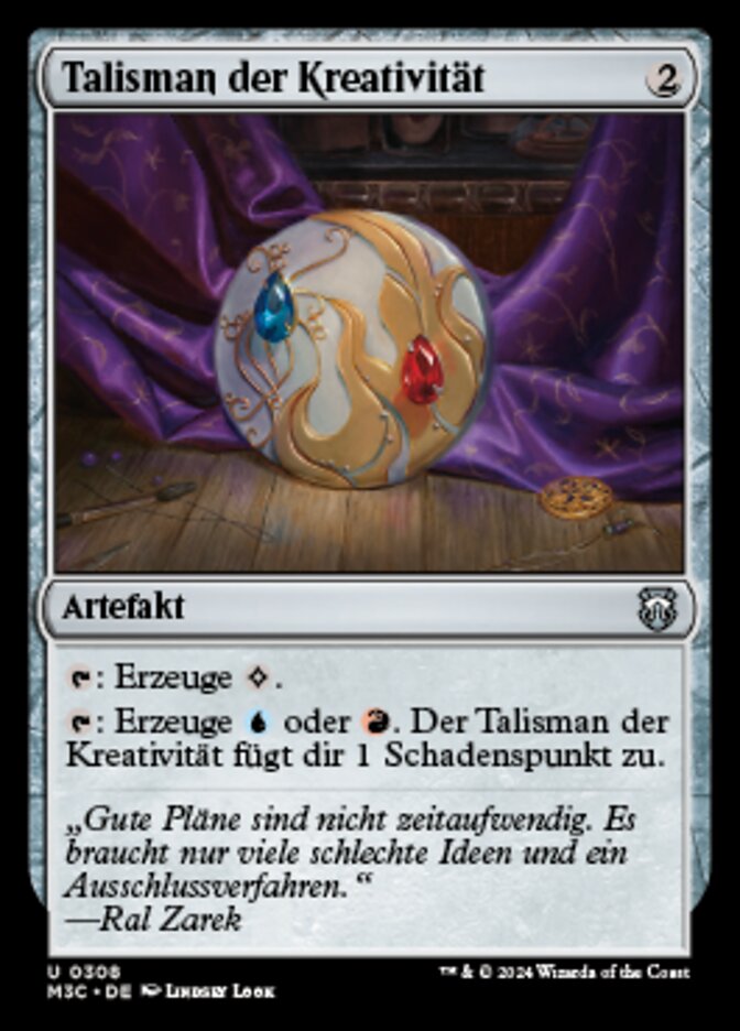 Talisman of Creativity (Modern Horizons 3 Commander #308)