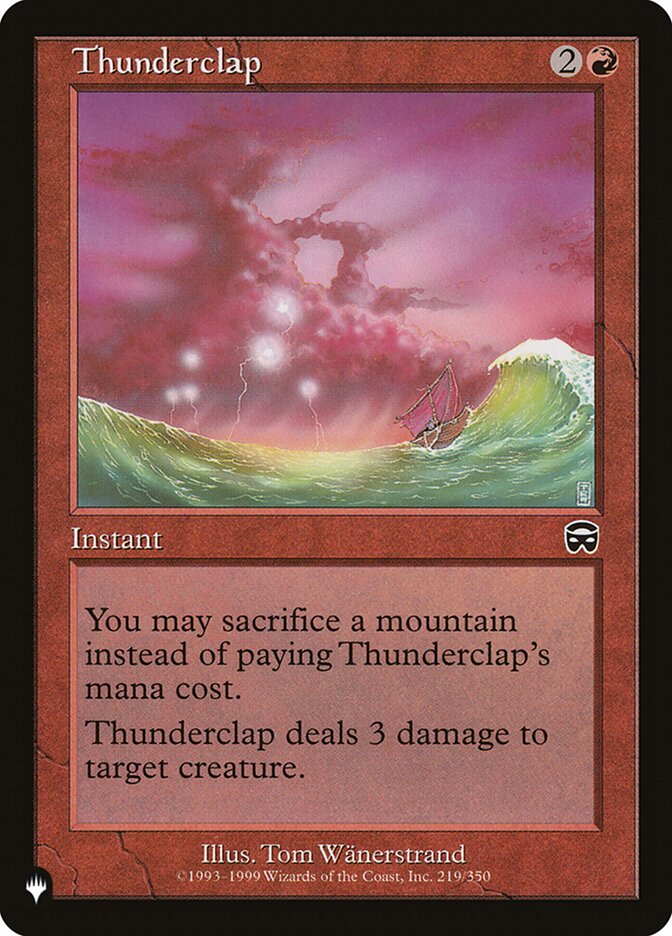 Thunderclap (The List #MMQ-219)