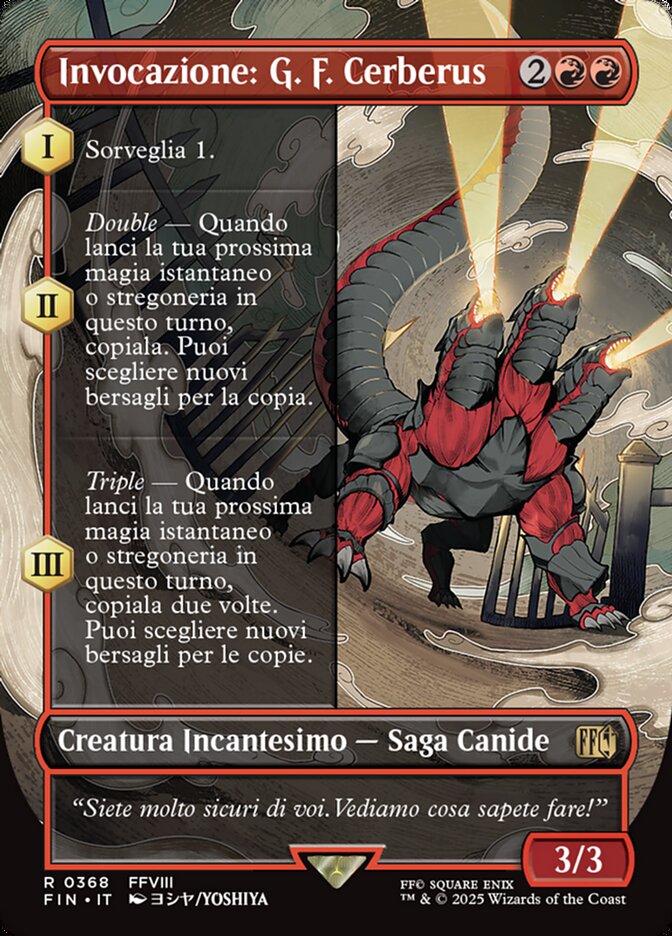 Invocazione: G. F. Cerberus