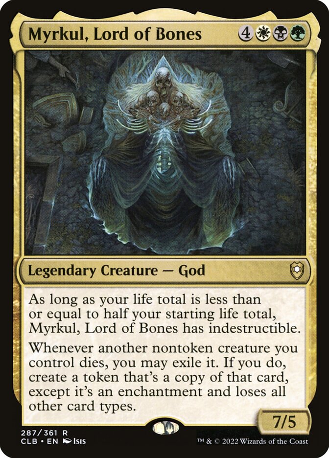 Myrkul, Lord of Bones (Commander Legends: Battle for Baldur's Gate #287)