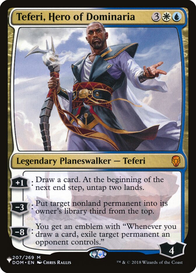 Teferi, Hero of Dominaria (The List #DOM-207)