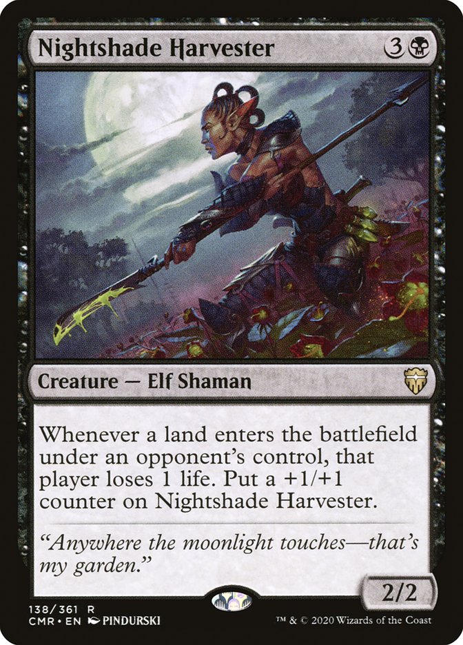 Nightshade Harvester 138/361 rare Commander Legends  MTG CMR 