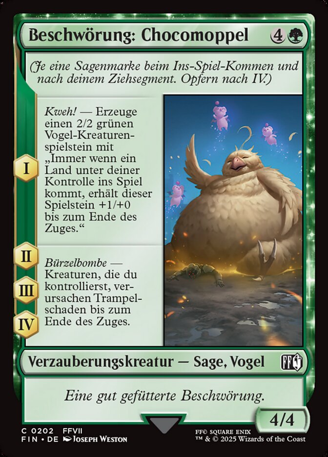 Beschwörung: Chocomoppel