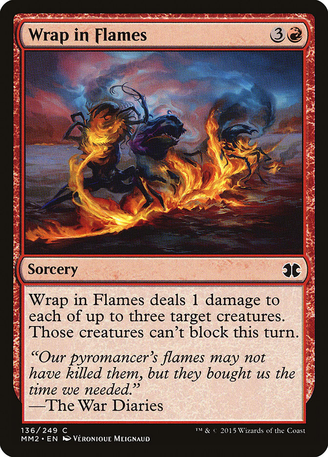 Wrap in Flames (Modern Masters 2015 #136)