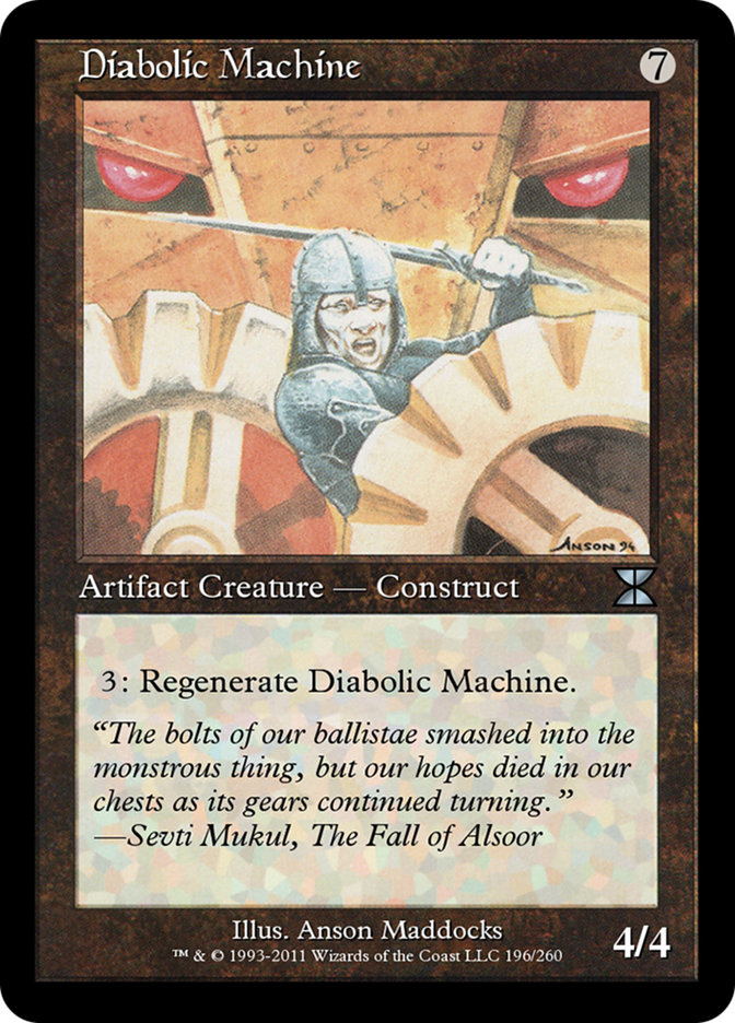 Diabolic Machine (Masters Edition IV #196)