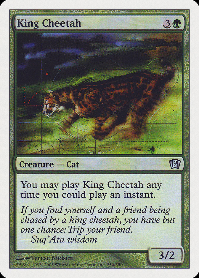 King Cheetah (Ninth Edition #250)