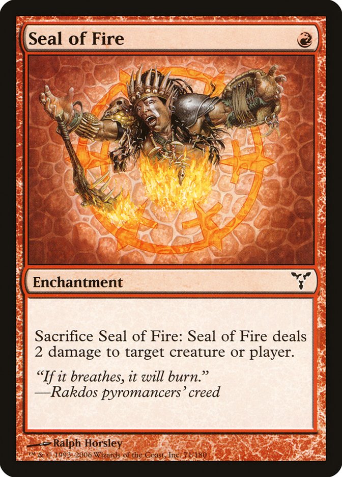Seal of Fire (Dissension #71)