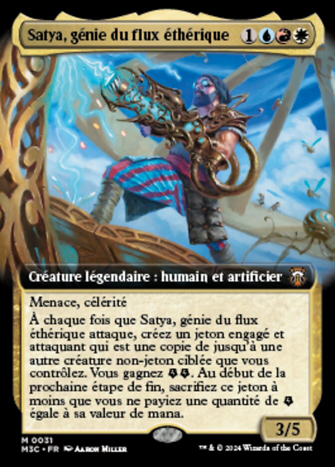 Satya, Aetherflux Genius (Modern Horizons 3 Commander #31)