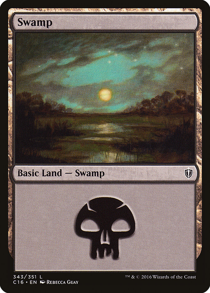 Swamp (Commander 2016 #343)