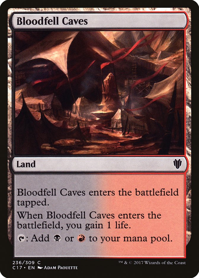 Bloodfell Caves (Commander 2017 #236)