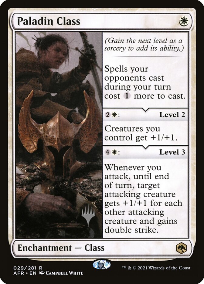 Paladin Class (Adventures in the Forgotten Realms Promos #29p)