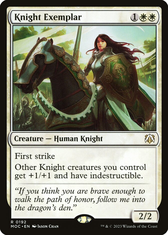 Knight Exemplar (March of the Machine Commander #192)