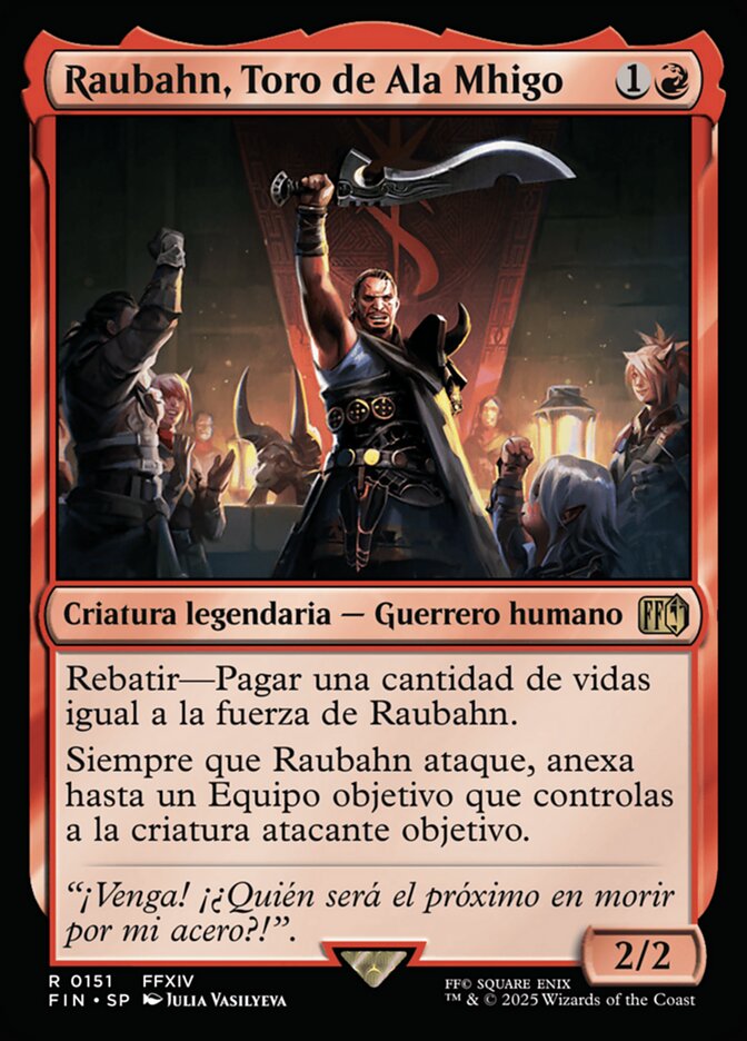 Raubahn, Toro de Ala Mhigo