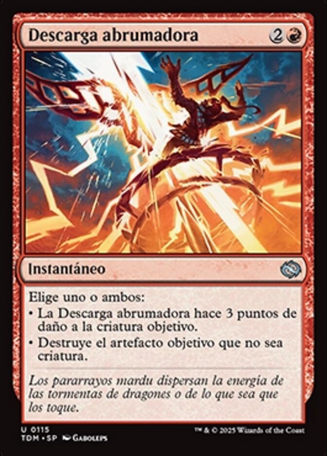 Descarga abrumadora