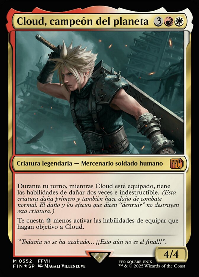 Cloud, campeón del planeta
