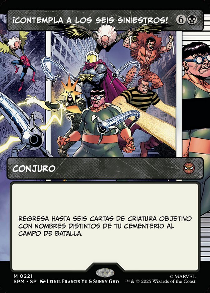 ¡Contempla a los Seis Siniestros!