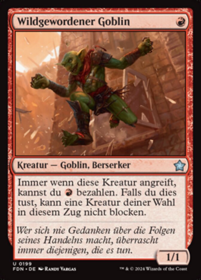 Wildgewordener Goblin