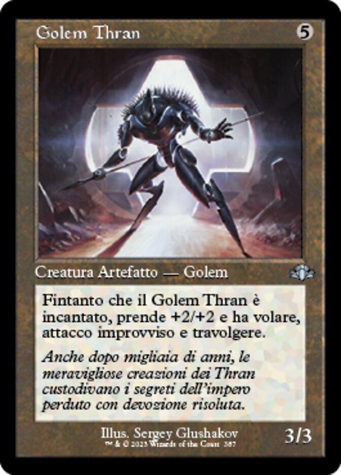Thran Golem (Dominaria Remastered #387)