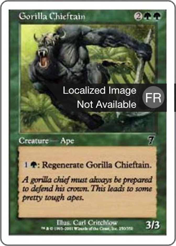 Gorilla Chieftain (Seventh Edition #250)
