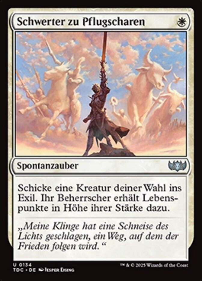 Schwerter zu Pflugscharen