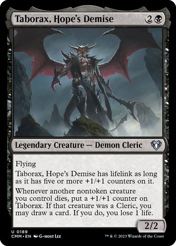 Taborax, Hope's Demise (Commander Masters #189)