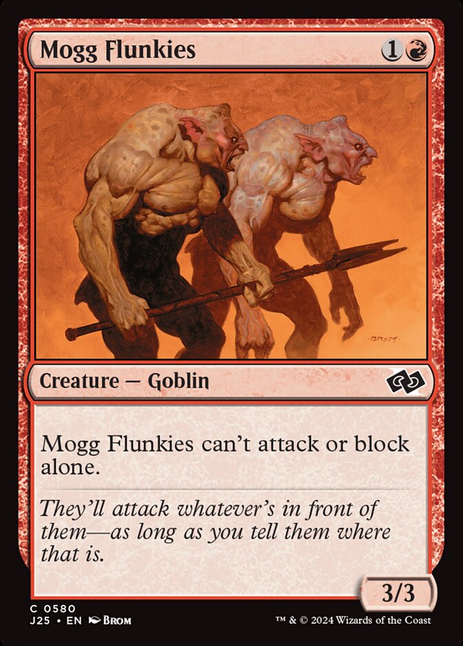 Mogg Flunkies (Foundations Jumpstart #580)