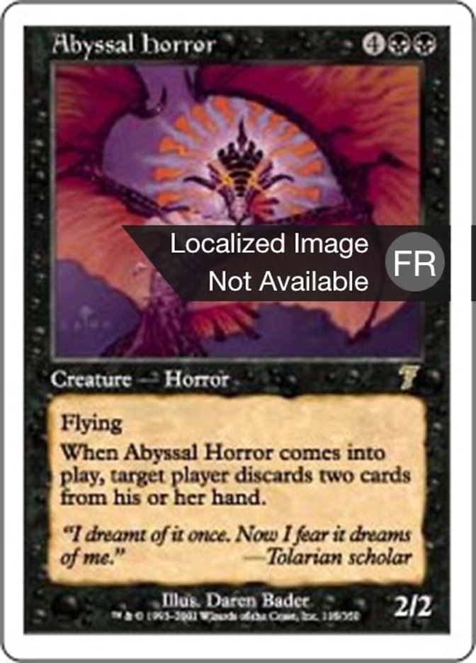 Abyssal Horror (Seventh Edition #115)